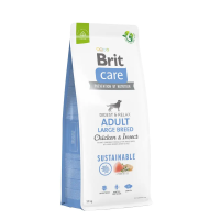 Сухой корм Care Brit Sustainable Adult Large Breed для взрослых собак больших пород с курицей и насекомыми