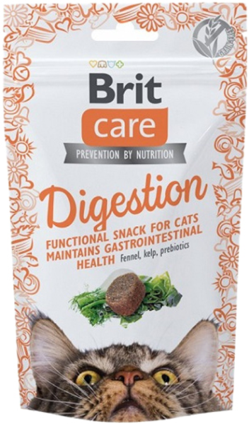 Лакомство Care Brit Snack Digestion для кошек для поддержания пищеварения со вкусом тунца