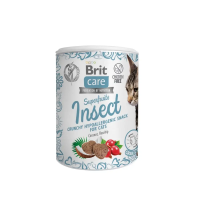 Лакомство Care Brit Superfruits Snack для кошек с насекомыми
