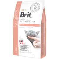 Сухой корм VetDiets Brit Grain Free Renal для кошек с заболеванием почек с яйцом и горохом