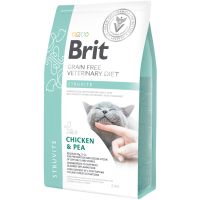 Сухой корм VetDiets Brit Grain Free Struvite для кошек с мочекаменной болезнью с курицей и горохом