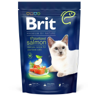 Сухой корм Premium Brit Sterilized для стерилизованных кошек с лососем