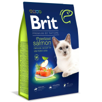 Сухой корм Premium Brit Sterilized для стерилизованных кошек с лососем
