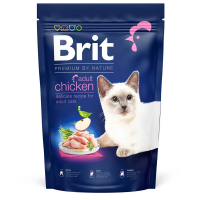 Сухой корм Premium Brit Adult для взрослых кошек с курицей