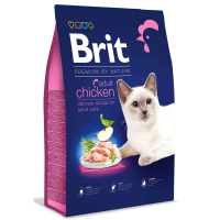 Сухой корм Premium Brit Adult для взрослых кошек с курицей