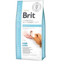 Сухой корм VetDiets Brit Grain Free Obesity для собак для коррекции веса беззерновой с ягненком, индейкой и горохом