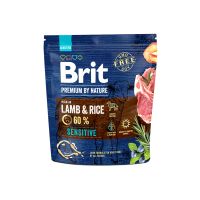 Сухой корм Premium Brit Sensitive для собак всех пород с чувствительным пищеварением с ягнятиной