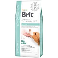 Сухой корм VetDiets Brit Grain Free Struvite для собак с мочекаменной болезнью с яйцом, индейкой, горохом и гречкой