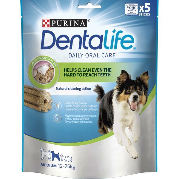 Лакомство Purina Франция Pro Plan DentaLife Medium Палочки для здоровья зубов для собак средних пород