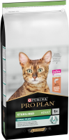 Сухой корм Pro Plan Purina Франция Sterilised для стерилизованных кошек для поддержки работы почек с лососем