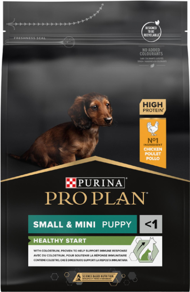 Сухий корм Pro Plan Purina Франція Puppy Small & Mini Healthy Start для цуценят малих та міні порід з куркою