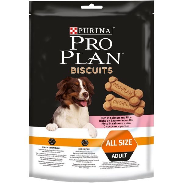 Лакомство Pro Plan Purina Франция Biscuits печенье для собак с лососем и рисом