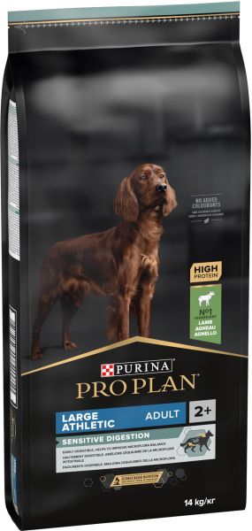 Сухой корм Pro Plan Purina Франция Large Athletic Sensitive Digestion для атлетических собак больших пород с чувствительным пищеварением с ягненком