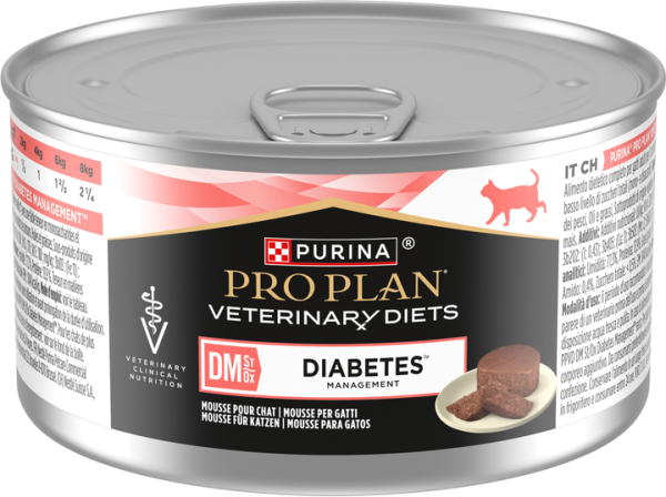 Влажный корм Pro Plan Purina Франция Veterinary Diets DM Diabetes Managment для кошек для регулирования поступления глюкозы