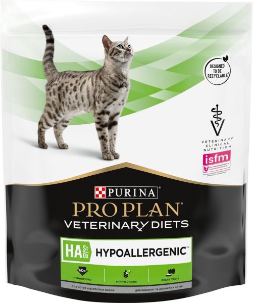Сухий корм Pro Plan Purina Франція Veterinary Diets HA Hypoallergenic для котів для зниження ознак інгредієнтної непереносимості