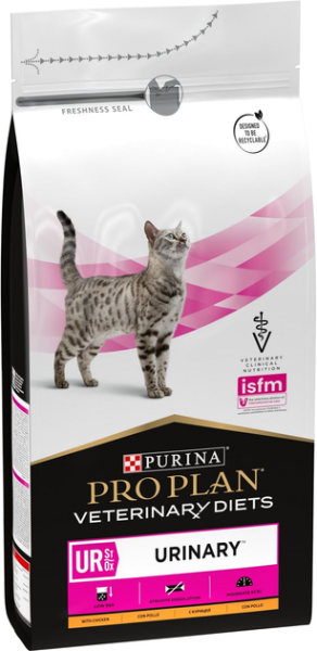 Сухий корм Pro Plan Purina Франція Veterinary Diets UR Urinary для котів для розчинення та зниження утворення струвітних каменів