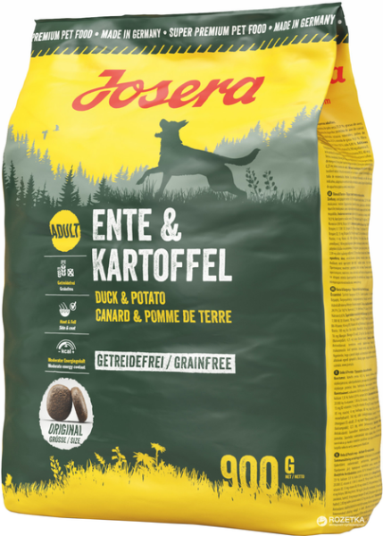Сухой корм Josera Германия Dog Ente&Kartoffel для собак со вкусом утки и картофеля