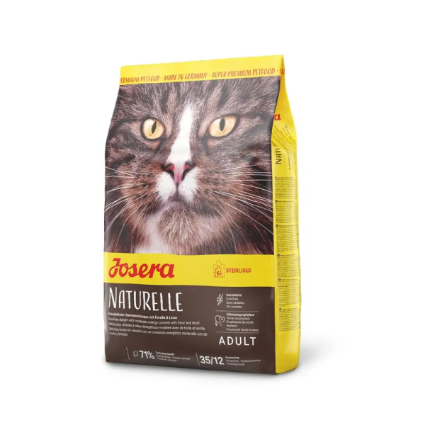 Сухий корм Josera Німеччина Naturelle для стерилізованих котів з фореллю