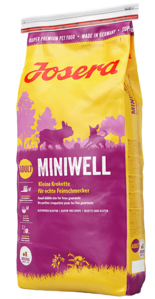 Сухий корм Josera Німеччина Dog Miniwell для собак малих порід