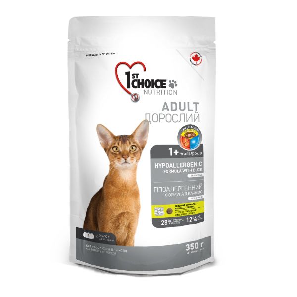 Сухой корм 1st Choice Канада Hypoallergenic для кошек гипоаллергенный с уткой