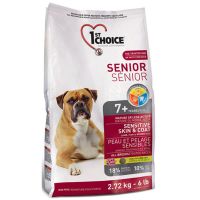 Сухой корм 1st Choice Канада Senior Sensitive Skin & Coat для собак всех пород возрастом от 7 лет с ягненком, океанической рыбой и коричневым рисом