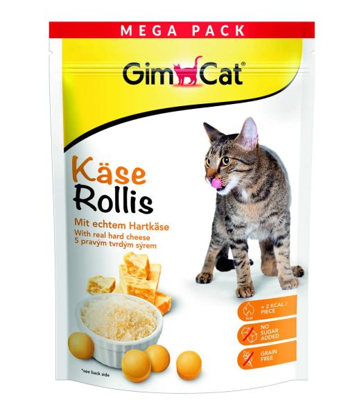 GimCat Германия Витамины Kase Rollis Pouch - таблетки витаминизированные для кошек