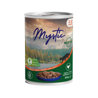 Влажный корм Mystic Турция пауч для котят, кусочки индейки в желе