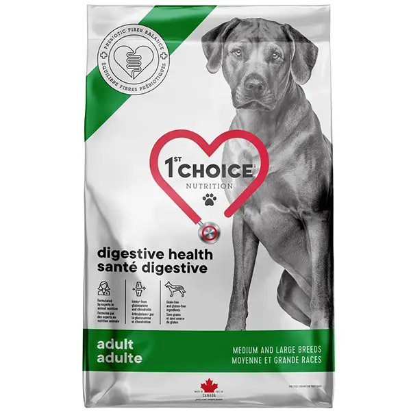 Сухой корм 1st Choice Канада Digestive Health для собак средних и крупных пород с чувствительным пищеварением с курицей