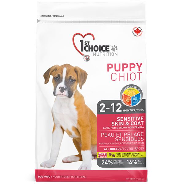 Сухой корм 1st Choice Канада Puppy для щенков всех пород из ягненка и океанической рыбы