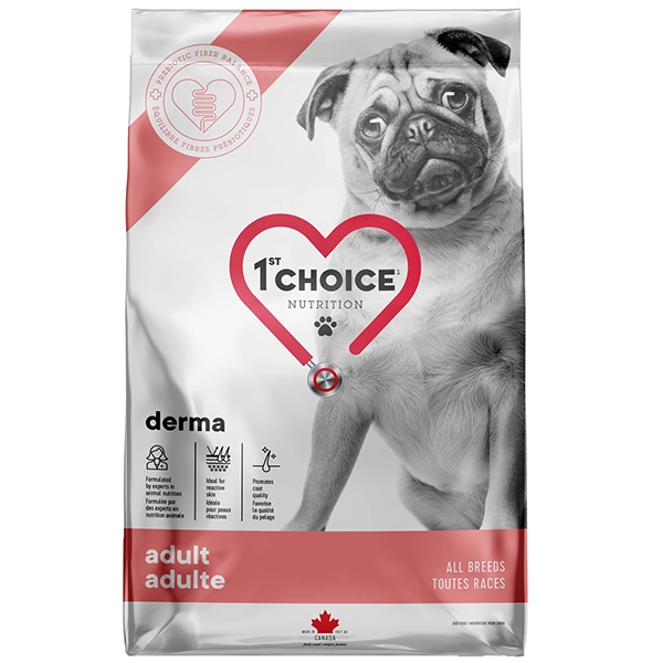 Сухий корм 1st Choice Канада Derma для догляду за шкірою та шерстю собак з бататом та лососем