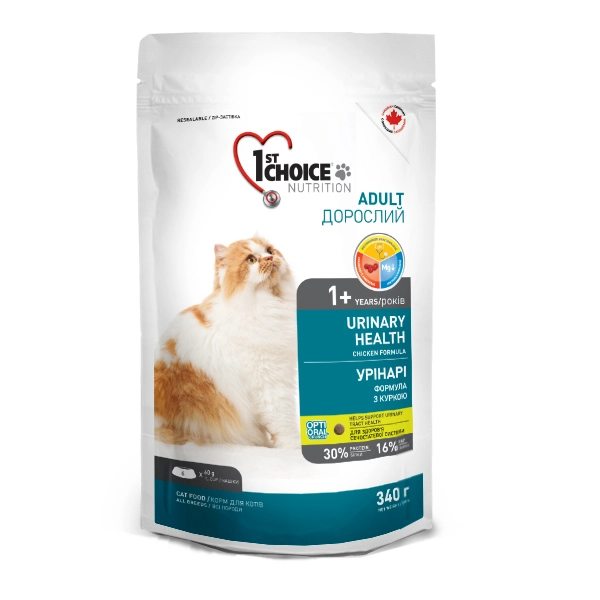 Сухий корм 1st Choice Канада Urinary Health для котів для профілактики сечокам'яних хвороб з куркою
