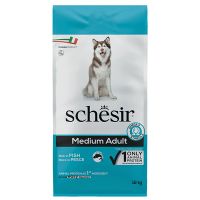 Сухой корм Schesir Италия Medium Adult для собак средних пород с рыбой