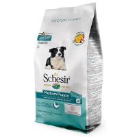 Сухой корм Schesir Италия Medium Puppy для щенков средних пород с курицей