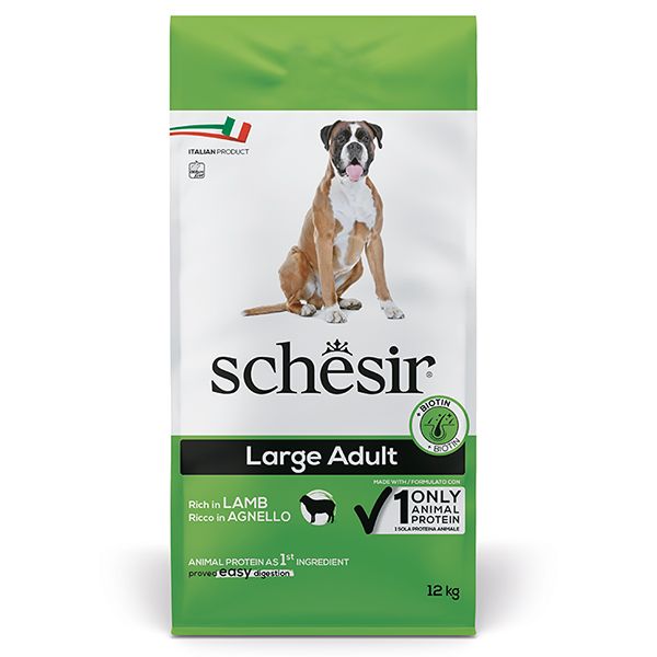 Сухий корм Schesir Італія Large Adult для собак великих порід з ягням