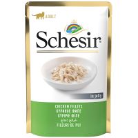 Вологий корм Schesir Італія в желе для котів зі смаком курки