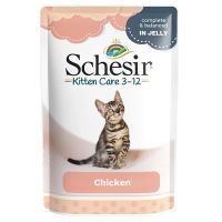 Влажный корм Schesir Италия для котят со вкусом курицы