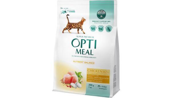 Сухой корм Optimeal Украина Cat Adult для взрослых кошек с курицей