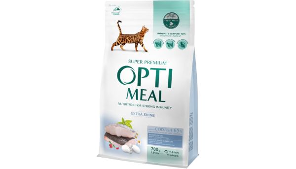Сухой корм Optimeal Украина Cat Adult для взрослых кошек с треской