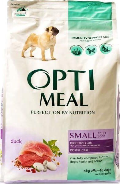 Сухой корм Optimeal Украина Dog Adult Small для взрослых собак малых пород с уткой