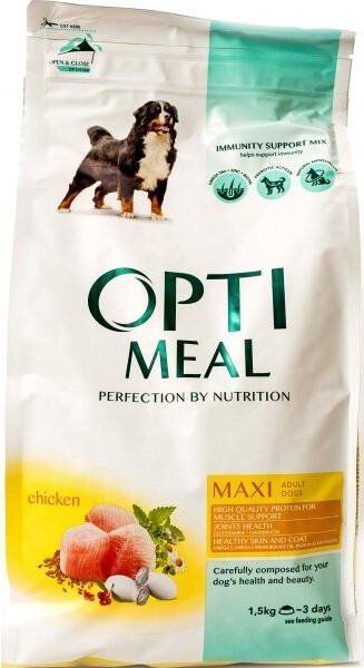Сухой корм Optimeal Украина Dog Adult Maxi для взрослых собак больших пород с курицей