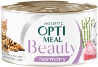 Влажный корм Optimeal Украина Cat Beauty Harmony для взрослых кошек с тунцем и морскими водорослями