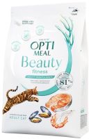 Сухий корм Optimeal Україна Cat Beauty Fitness Healthy Weight беззерновий для котів для підтримання ваги з морепродуктами