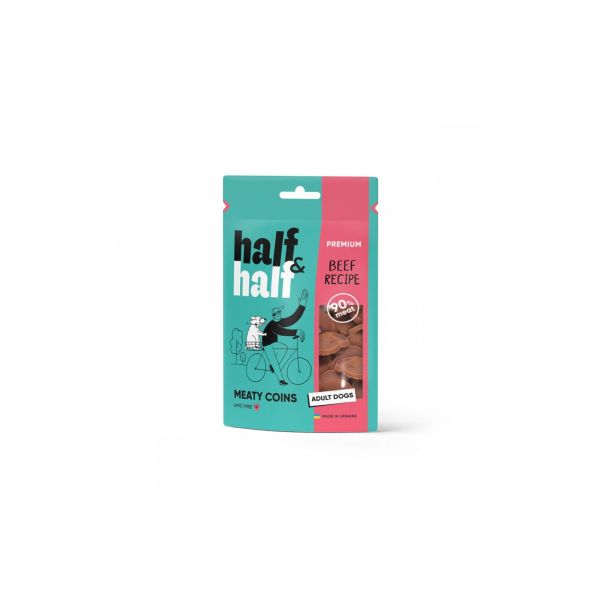 Ласощі Half&Half Польща для собак із яловичиною