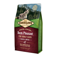 Сухой корм Carnilove Чехия Hairball Controll для кошек для вывода шерсти с уткой и фазаном
