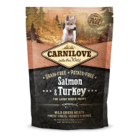 Сухой корм Carnilove Чехия для щенков больших пород с лососем и индейкой