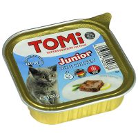 Влажный корм Tomi Германия консерва для котят с птицей