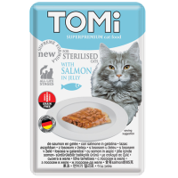 Влажный корм Tomi Германия для стерилизованных кошек с лососем в желе