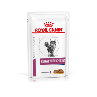 Влажный корм Royal Canin Польша Renal для кошек при заболеваниях почек с курицей