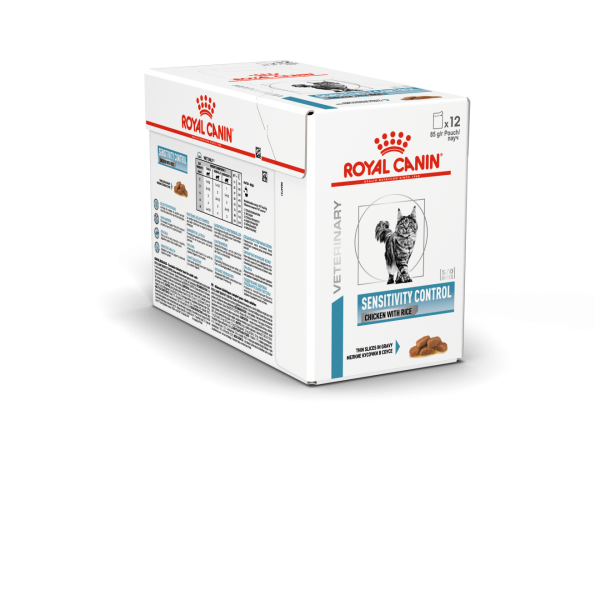 Влажный корм Royal Canin Польша Sensitivity Control для кошек с пищевой непереносимостью с курицей и рисом