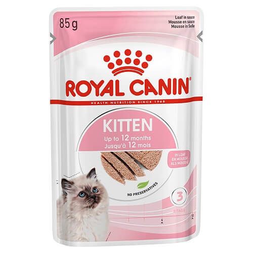 Влажный корм Royal Canin Польша Kitten Loaf паштет для котят от 4 до 12 месяцев